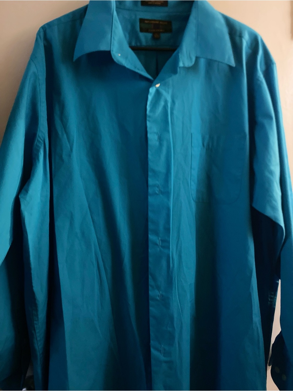 Alexander Julian Men's Teal Button-Up Shirt Jacket